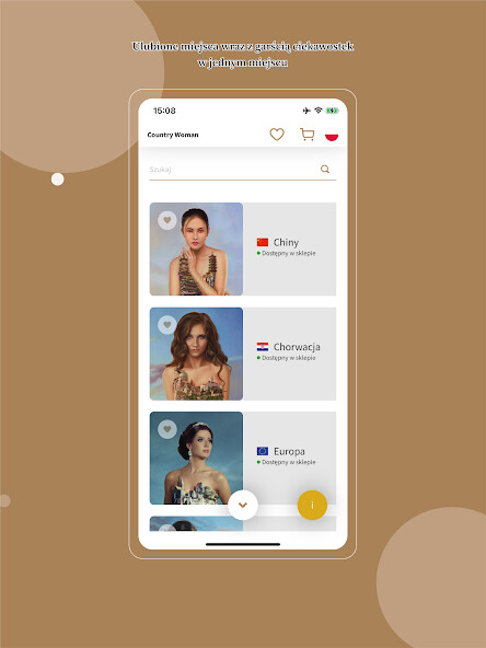Emulate iPhone app Country Woman using MyAndroid