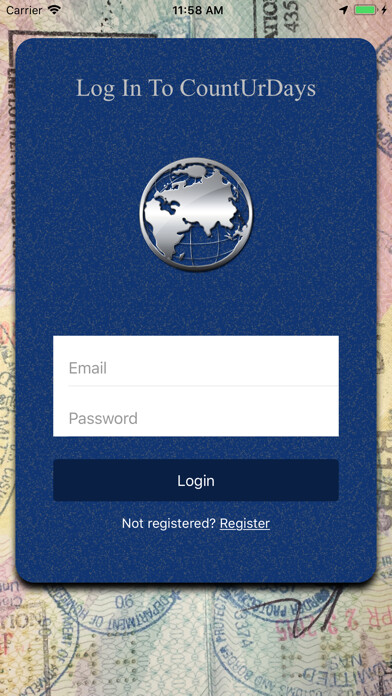 Emulate iPhone app Count Ur Days using MyAndroid