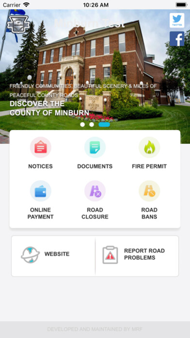 Emulate iPhone app County of Minburn using MyAndroid Emulate iPhone app County of Minburn using MyAndroid