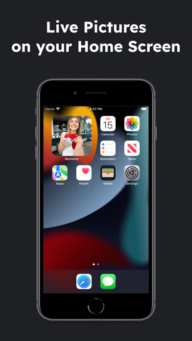 Emulate iPhone app Couple/BFF Pics Widget using MyAndroid