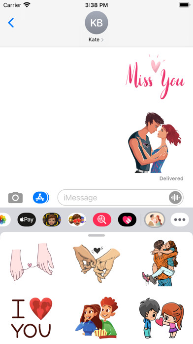 Run android online APK Couple Kiss Stickers from MyAndroid or emulate Couple Kiss Stickers using MyAndroid