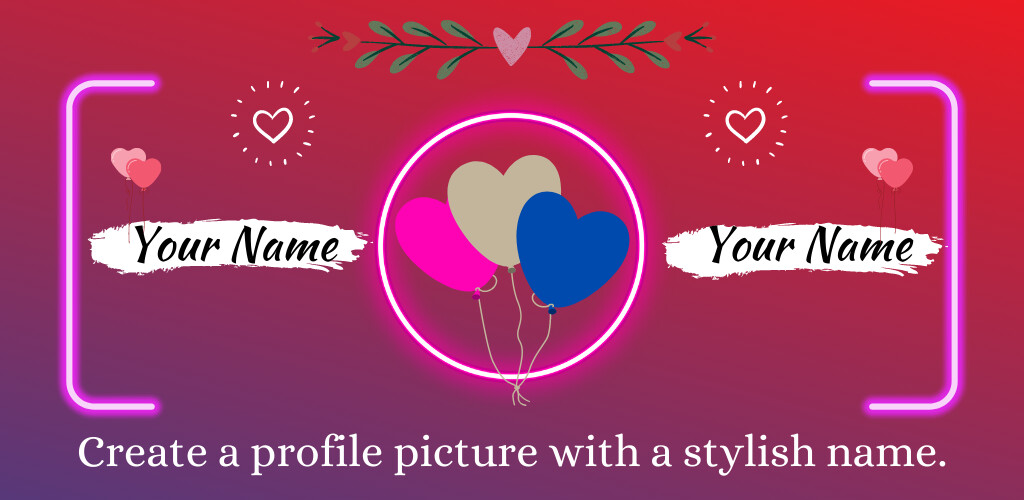 Run android online APK Couple Love Name DP Maker from MyAndroid or emulate Couple Love Name DP Maker using MyAndroid