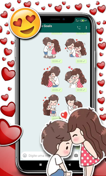 Run android online APK Couple Love Stickers from MyAndroid or emulate Couple Love Stickers using MyAndroid