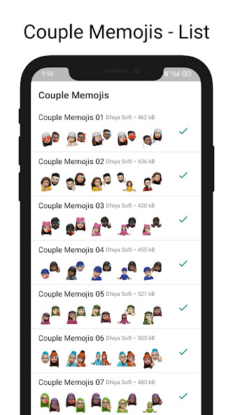 Run android online APK Couple Memojis for WA from MyAndroid or emulate Couple Memojis for WA using MyAndroid Run android online APK Couple Memojis for WA from MyAndroid or emulate Couple Memojis for WA using MyAndroid