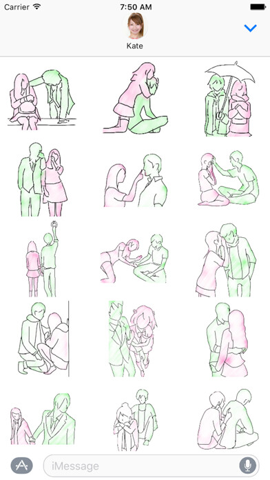Emulate iPhone app Couples Sticker 2nd using MyAndroid Emulate iPhone app Couples Sticker 2nd using MyAndroid