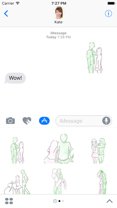 Emulate iPhone app Couples Sticker 3rd using MyAndroid Emulate iPhone app Couples Sticker 3rd using MyAndroid