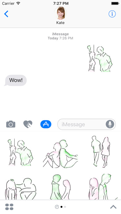 Emulate iPhone app Couples Sticker Lite using MyAndroid Emulate iPhone app Couples Sticker Lite using MyAndroid