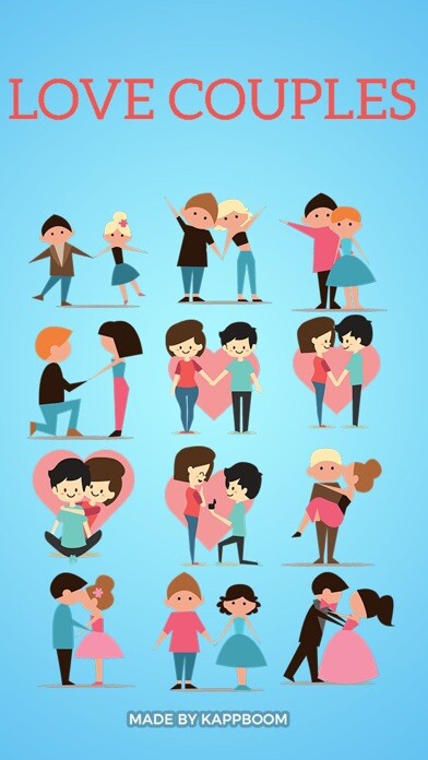 Emulate iPhone app Couple Stickers by Kappboom using MyAndroid Emulate iPhone app Couple Stickers by Kappboom using MyAndroid