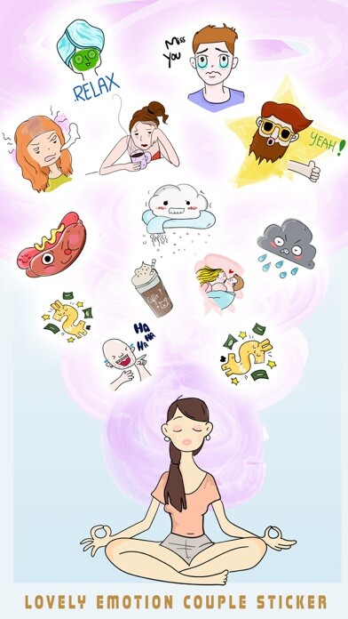 Emulate iPhone app Couple Stickers For Imessage using MyAndroid Emulate iPhone app Couple Stickers For Imessage using MyAndroid