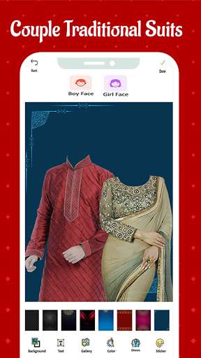 Run android online APK Couple Traditional Photo Suit: Couple Photo Editor from MyAndroid or emulate Couple Traditional Photo Suit: Couple Photo Editor using MyAndroid
