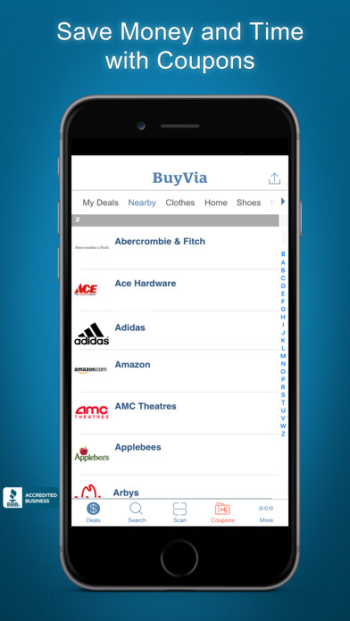 Emulate iPhone app Coupon Code, Food Delivery using MyAndroid
