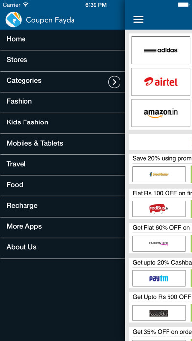 Emulate iPhone app Coupon Fayda using MyAndroid Emulate iPhone app Coupon Fayda using MyAndroid