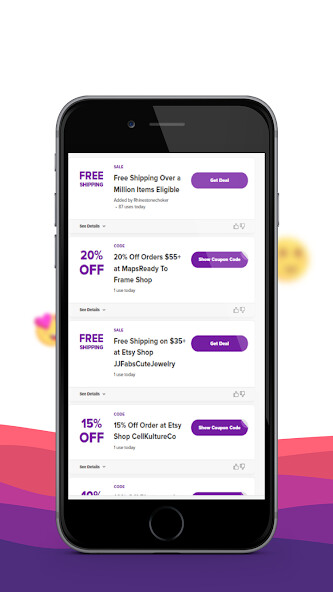 Run android online APK Coupon for Etsy from MyAndroid or emulate Coupon for Etsy using MyAndroid