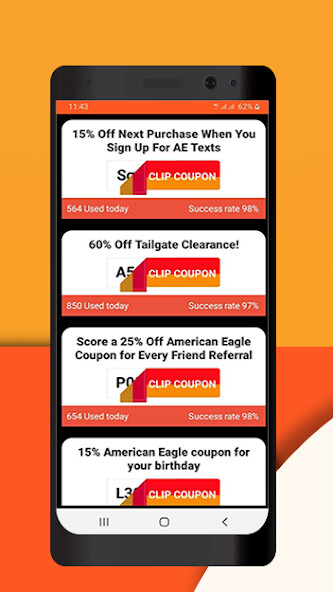 Run android online APK Coupons for American Eagle Out from MyAndroid or emulate Coupons for American Eagle Out using MyAndroid Run android online APK Coupons for American Eagle Out from MyAndroid or emulate Coupons for American Eagle Out using MyAndroid