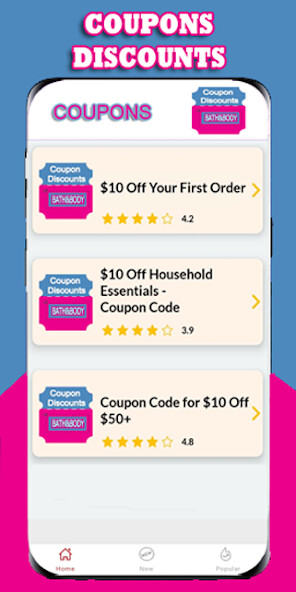 Run android online APK Coupons For Bath  Body Works from MyAndroid or emulate Coupons For Bath  Body Works using MyAndroid