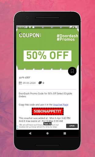 Run android online APK Coupons for DoorDash discount codes by Coupon Apps from MyAndroid or emulate Coupons for DoorDash discount codes by Coupon Apps using MyAndroid