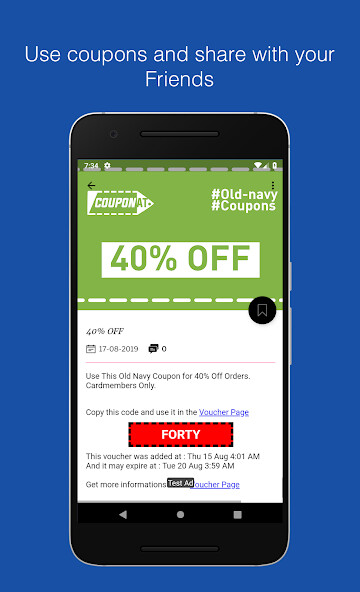 Run android online APK Coupons for Old Navy discount promo code Couponat from MyAndroid or emulate Coupons for Old Navy discount promo code Couponat using MyAndroid Run android online APK Coupons for Old Navy discount promo code Couponat from MyAndroid or emulate Coupons for Old Navy discount promo code Couponat using MyAndroid
