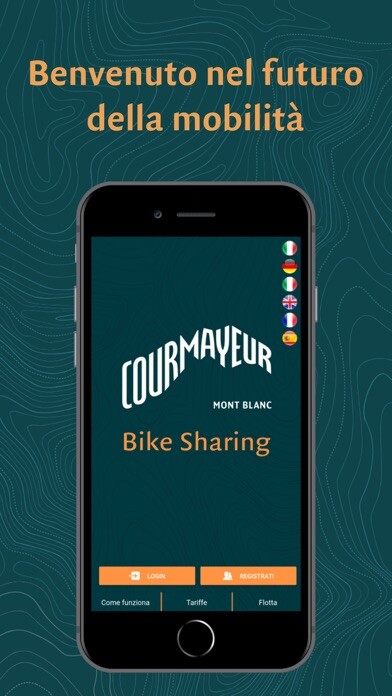 Emulate iPhone app Courmayeur e-Bike Sharing using MyAndroid Emulate iPhone app Courmayeur e-Bike Sharing using MyAndroid