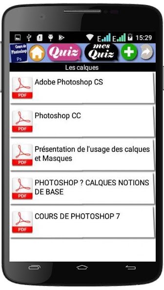 Run android online APK Cours de Photoshop from MyAndroid or emulate Cours de Photoshop using MyAndroid