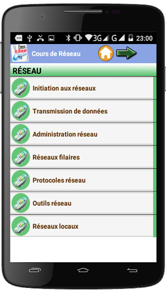 Run android online APK Cours de Réseau from MyAndroid or emulate Cours de Réseau using MyAndroid