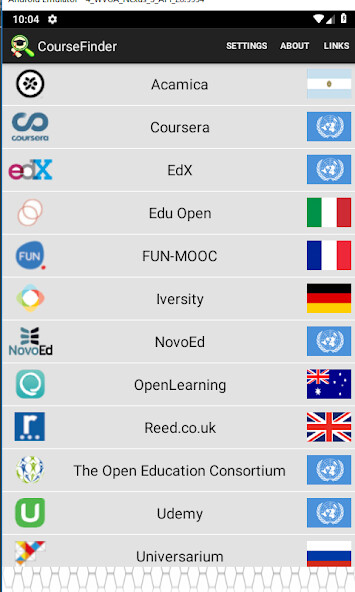 Run android online APK Course Finder from MyAndroid or emulate Course Finder using MyAndroid Run android online APK Course Finder from MyAndroid or emulate Course Finder using MyAndroid