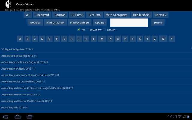 Emulate Android APK Course Viewer for Android