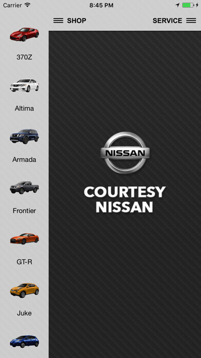 Emulate iPhone app Courtesy Nissan using MyAndroid