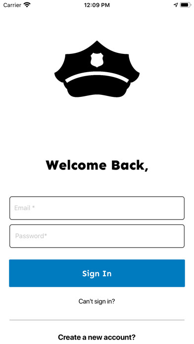 Emulate iPhone app Courtesy Officer using MyAndroid