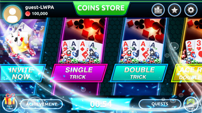 Emulate iPhone app Court Piece : Rung Play using MyAndroid