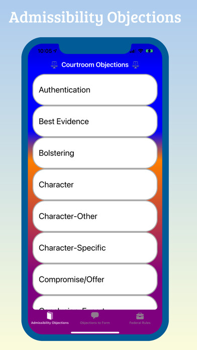 Emulate iPhone app Courtroom Objections using MyAndroid Emulate iPhone app Courtroom Objections using MyAndroid