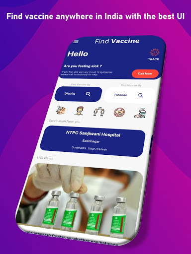 Run android online APK Co-Vaccine from MyAndroid or emulate Co-Vaccine using MyAndroid