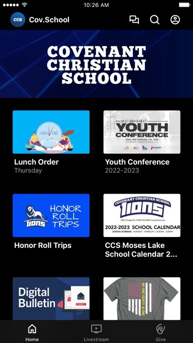 Emulate iPhone app Covenant Christian Sch using MyAndroid Emulate iPhone app Covenant Christian Sch using MyAndroid