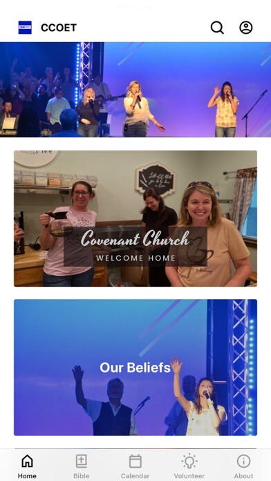 Emulate iPhone app Covenant Church of East Texas using MyAndroid