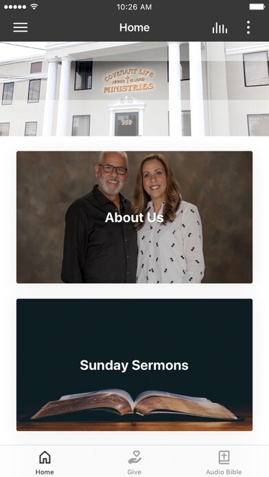 Emulate iPhone app Covenant Life Stratford using MyAndroid Emulate iPhone app Covenant Life Stratford using MyAndroid
