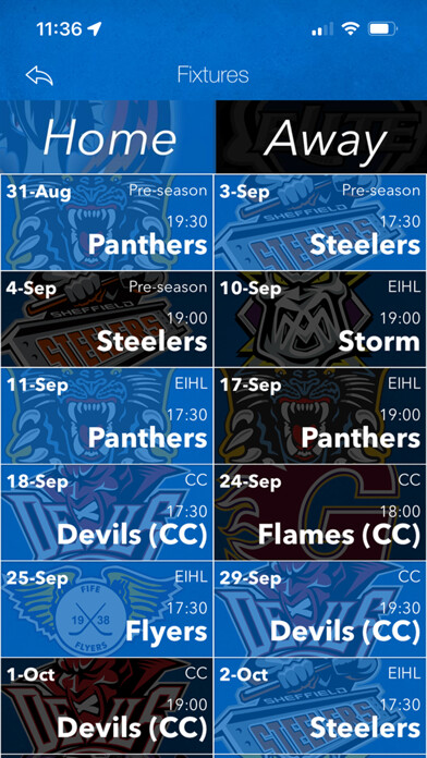 Emulate iPhone app Coventry Blaze using MyAndroid