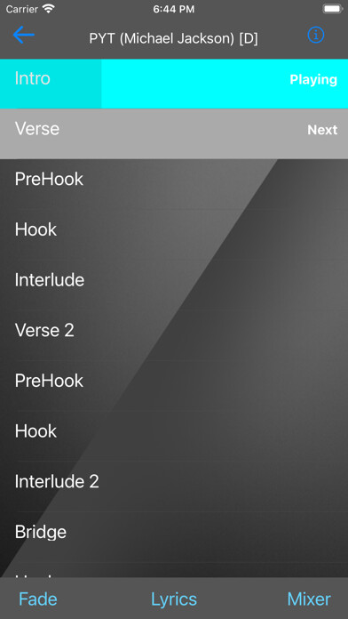 Emulate iPhone app Cover Band Tracks using MyAndroid