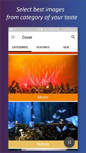 Run android online APK Cover: HD Images and Wallpapers free from MyAndroid or emulate Cover: HD Images and Wallpapers free using MyAndroid