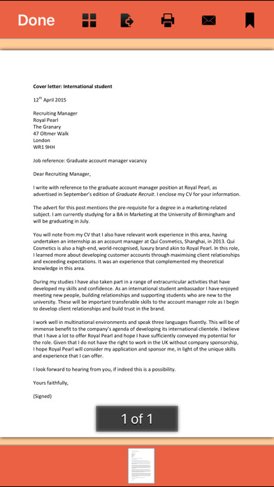Emulate iPhone app Cover Letter - 145 Templates for Any Job using MyAndroid Emulate iPhone app Cover Letter - 145 Templates for Any Job using MyAndroid