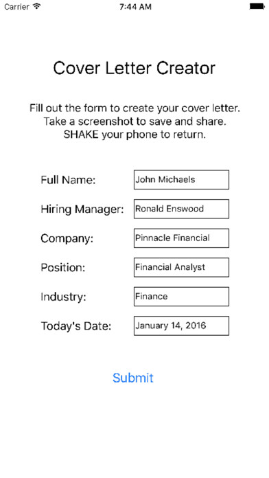 Run android online APK Cover Letter Creator from MyAndroid or emulate Cover Letter Creator using MyAndroid