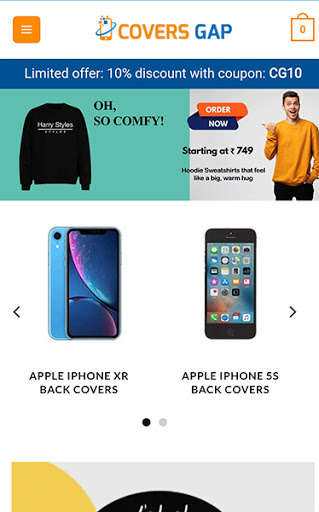 Run android online APK CoversGap - Online Shopping App for Men and Women from MyAndroid or emulate CoversGap - Online Shopping App for Men and Women using MyAndroid