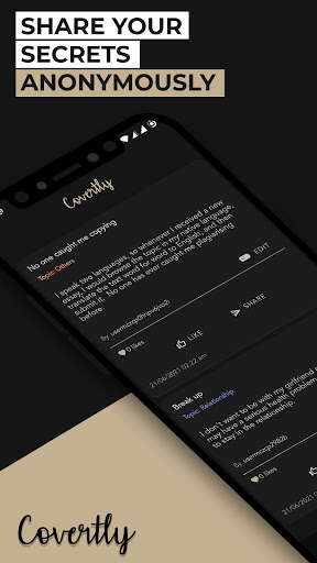 Run android online APK Covertly: Share Secrets & Ask Opinions Anonymously from MyAndroid or emulate Covertly: Share Secrets & Ask Opinions Anonymously using MyAndroid Run android online APK Covertly: Share Secrets & Ask Opinions Anonymously from MyAndroid or emulate Covertly: Share Secrets & Ask Opinions Anonymously using MyAndroid
