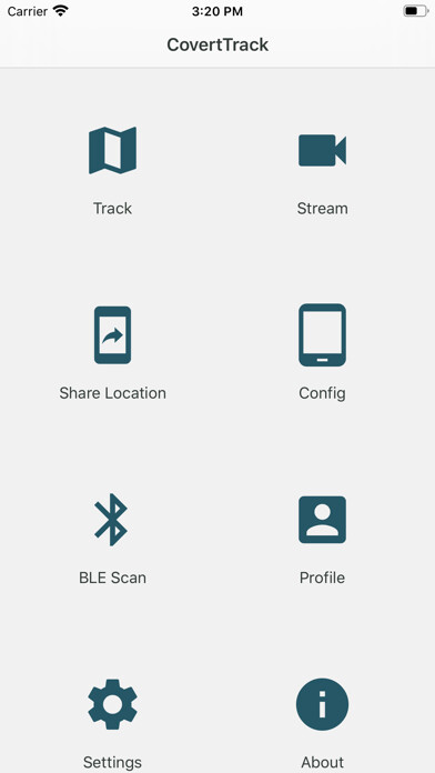 Emulate iPhone app CovertTrack Mobile using MyAndroid