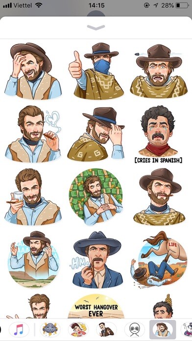 Emulate iPhone app Cowboy Emoji Funny Stickers using MyAndroid Emulate iPhone app Cowboy Emoji Funny Stickers using MyAndroid