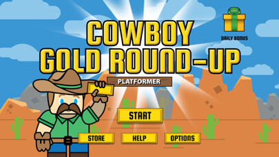 Emulate iPhone app Cowboy Gold Round-Up Platformer Game using MyAndroid Emulate iPhone app Cowboy Gold Round-Up Platformer Game using MyAndroid