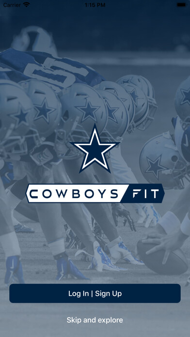 Emulate iPhone app Cowboys Fit using MyAndroid