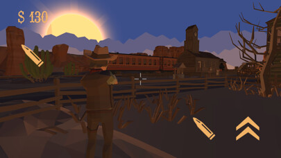 Emulate iPhone app Cowboy Shootout Pro using MyAndroid