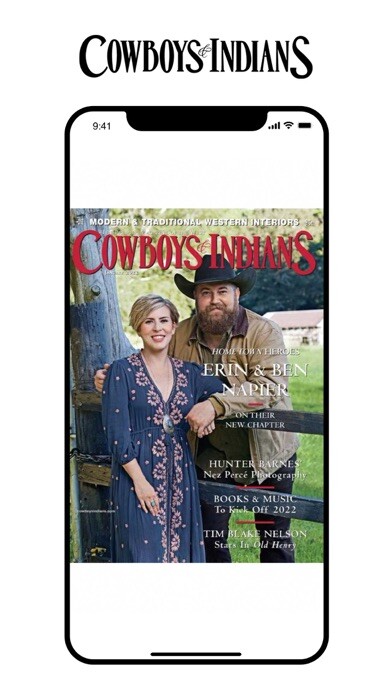 Emulate iPhone app Cowboys & Indians Magazine using MyAndroid