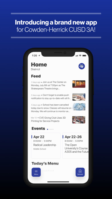 Emulate iPhone app Cowden-Herrick School District using MyAndroid Emulate iPhone app Cowden-Herrick School District using MyAndroid