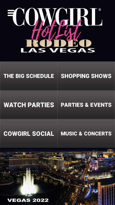 Emulate iPhone app COWGIRL Hotlist using MyAndroid