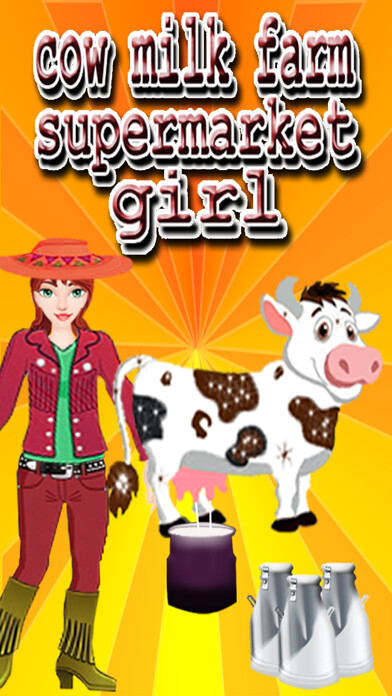 Emulate iPhone app Cow Milk Farm Supermarket Girl Camel Goat Factory using MyAndroid